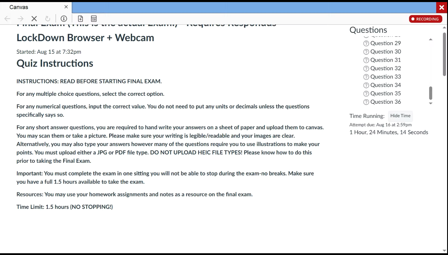 Respondus LockDown Browser Remote Exam Solution